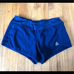 Blue Reebok Athletic Shorts